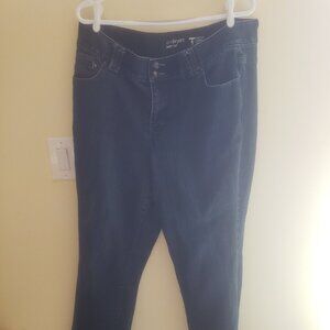 Lane Bryant Plus Size Boot Cut Jeans Tighter Tummy Technology